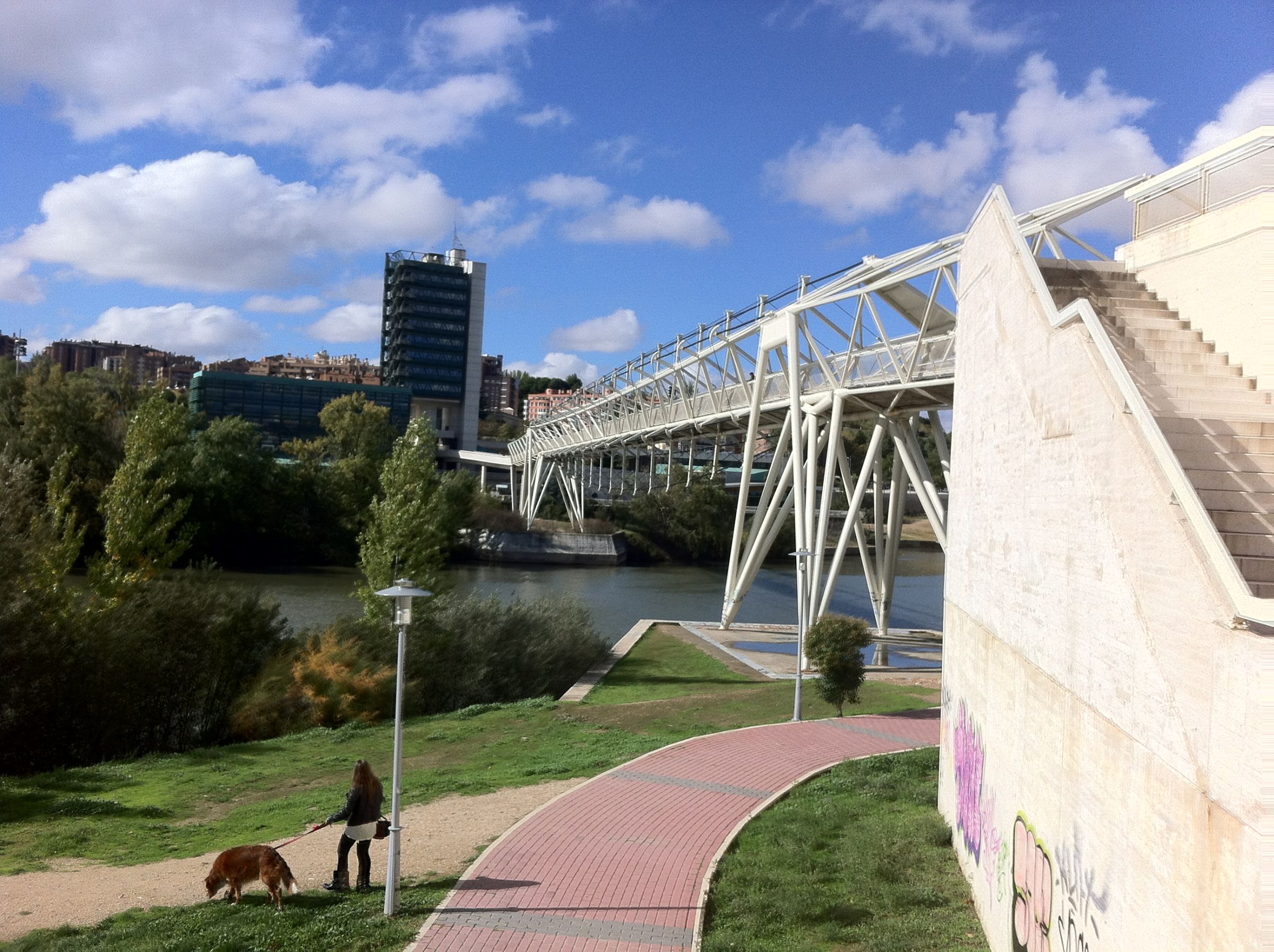 Footbridge of the Science Museum (Valladolid)